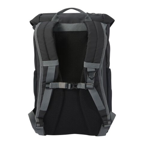 Aqua 15,6&quot; GRS recycelter wasserfester Laptop-Rucksack 23 L Standard | schwarz | ohne Werbeanbringung | Nicht verfügbar | Nicht verfügbar | Nicht verfügbar