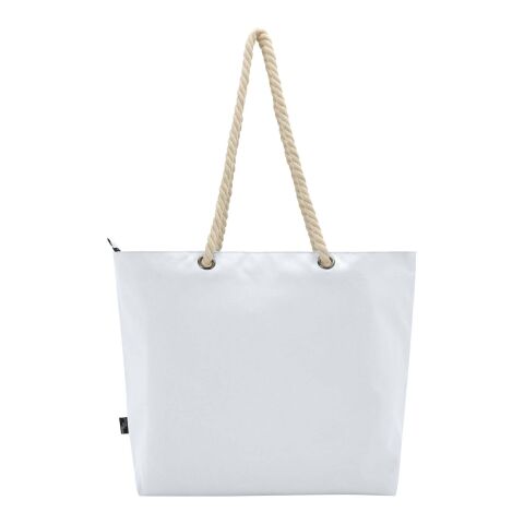 Panama Strandkühltasche mit Kordelgriffen aus recyceltem GRS-Material  Standard | weiß | ohne Werbeanbringung | Nicht verfügbar | Nicht verfügbar