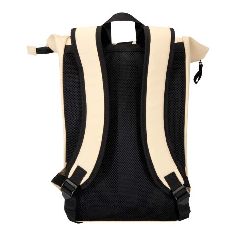 Resi Plus 15&quot; GRS-recycelter Rolltop Rucksack 18 L  Standard | Oatmeal | ohne Werbeanbringung | Nicht verfügbar | Nicht verfügbar | Nicht verfügbar