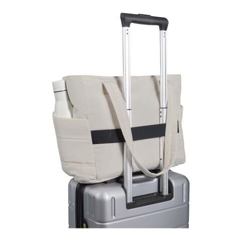 Puffer 15,6" GRS recycelte Laptoptragetasche 18L Standard | Sandstone | ohne Werbeanbringung | Nicht verfügbar | Nicht verfügbar | Nicht verfügbar