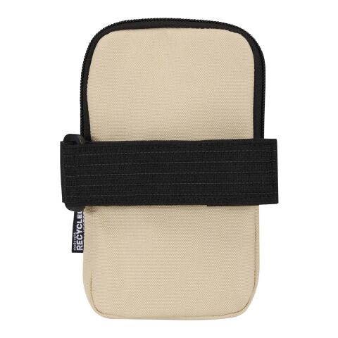 Byron Flaschentasche aus GRS Recyclingmaterial  Standard | Oatmeal | ohne Werbeanbringung | Nicht verfügbar | Nicht verfügbar | Nicht verfügbar