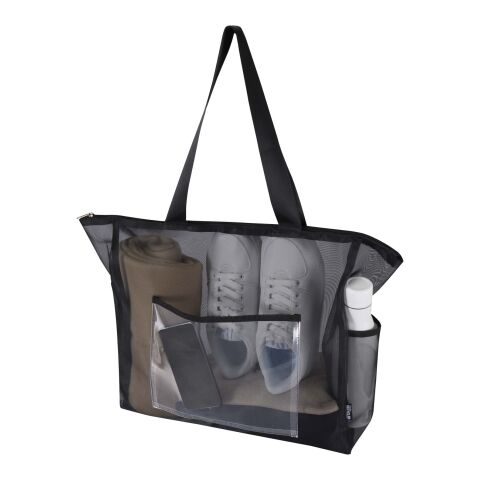 Mesh 23 L Tragetasche aus GRS Recyclingmaterial schwarz