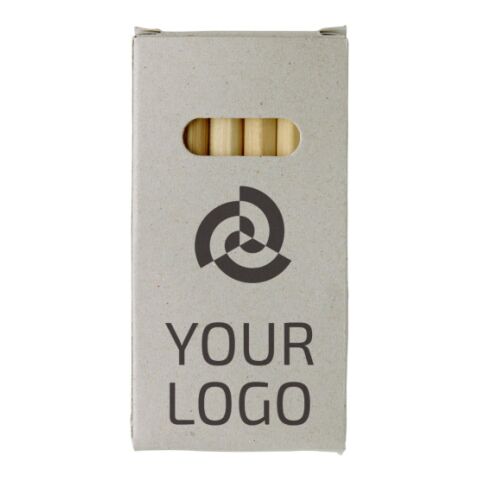 Buntstifte-Set &#039;Benjamin&#039; 6-tlg. Grau | ohne Werbeanbringung | Nicht verfügbar | Nicht verfügbar