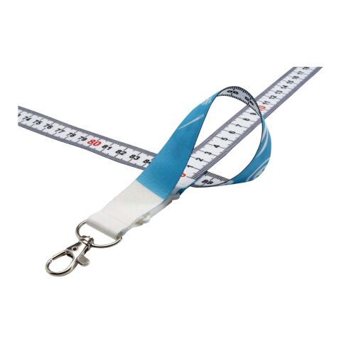 Isla 1-Meter-Lanyard mit Sublimation mit Sicherheitsverschluss weiss-weiss-weiss | Nicht verfügbar | Sublimation | Vorderseite | 1000 mm x 20 mm