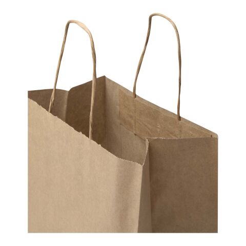 Kraft 80–90 g/m² Papiertasche mit Kordelgriffen – 25 × 15 × 32 cm Kraftpapier | ohne Werbeanbringung | Nicht verfügbar | Nicht verfügbar