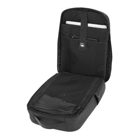 SCX.design L12  Shield Rucksack mit eingebauter 10.000 mAh Powerbank und 3-in-1 Ladekabel Schwarz | ohne Werbeanbringung | Nicht verfügbar | Nicht verfügbar