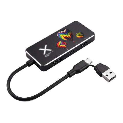 SCX.design H22 7-in-1 USB-Hub schwarz