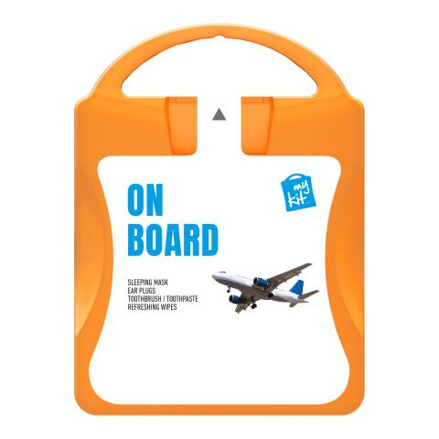 MyKit Flugzeug Reiseset orange | Nicht verfügbar | ohne Werbeanbringung | Nicht verfügbar | Nicht verfügbar