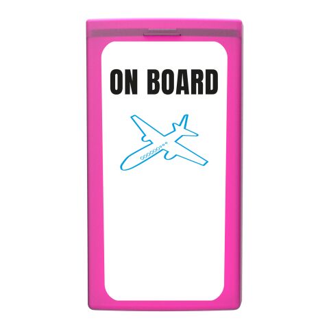 MiniKit Flugzeug transparent magenta | ohne Werbeanbringung | Nicht verfügbar | Nicht verfügbar