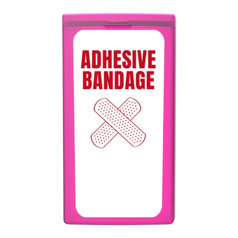 MiniKit Pflaster magenta | Nicht verfügbar | 1-farbiger Digitaler Aufkleber | Vorderseite | 39 mm x 82 mm