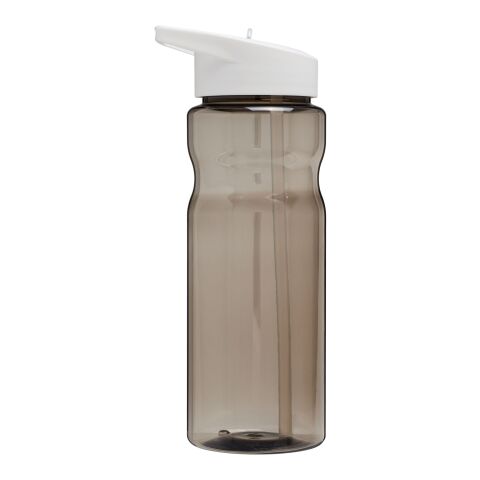 H2O Base® 650 ml Sportflasche mit Ausgussdeckel kohle-weiss | ohne Werbeanbringung | Nicht verfügbar | Nicht verfügbar