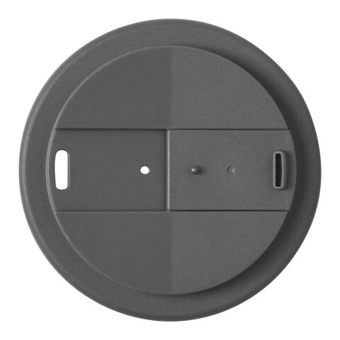 Brite-Americano® 350 ml Isolierbecher mit auslaufsicherem Schraubverschluss transparent-grau | ohne Werbeanbringung | Nicht verfügbar | Nicht verfügbar