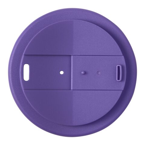 Americano® Espresso 250 ml Isolierbecher mit auslaufsicherem Schraubverschluss transparent-lila | ohne Werbeanbringung | Nicht verfügbar | Nicht verfügbar