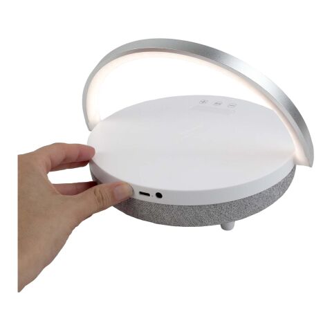 Prixton 10W 4-in-1 Bluetooth®-Lautsprecher mit LED-Licht und kabelloser Ladestation Standard | Neon Sortiment | ohne Werbeanbringung | Nicht verfügbar | Nicht verfügbar