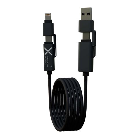 SCX.design C59&nbsp;100 W magnetisches Silikon Ladekabel Standard | schwarz | ohne Werbeanbringung | Nicht verfügbar | Nicht verfügbar