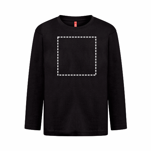 THC BUCHAREST KIDS. Langarmshirt Schwarz | ohne Werbeanbringung | Nicht verfügbar | Nicht verfügbar | Nicht verfügbar