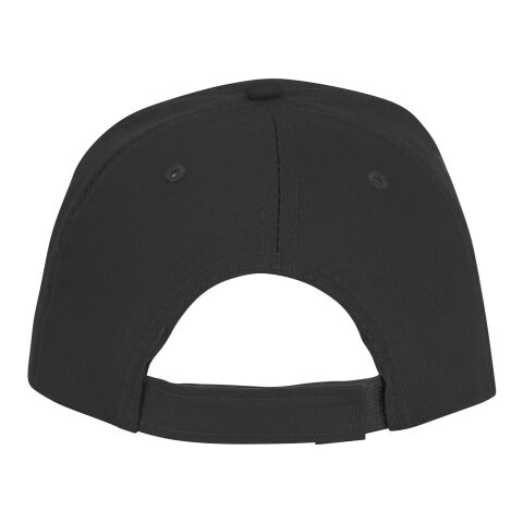 Ceto Cap mit 5 Segmenten und Sandwichschirm schwarz