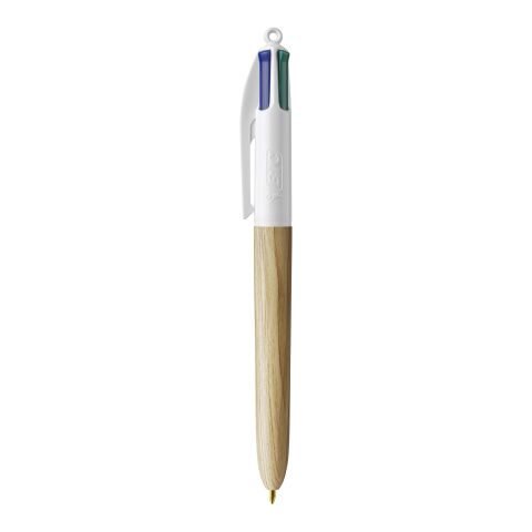 BIC® 4 Colours Wood Style Weiß-beige
