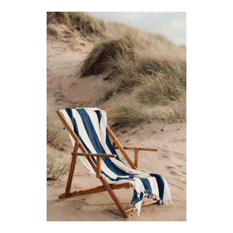 VINGA Valmer Strandtuch 450gr/m² blau-weiß | ohne Werbeanbringung | Nicht verfügbar | Nicht verfügbar | Nicht verfügbar