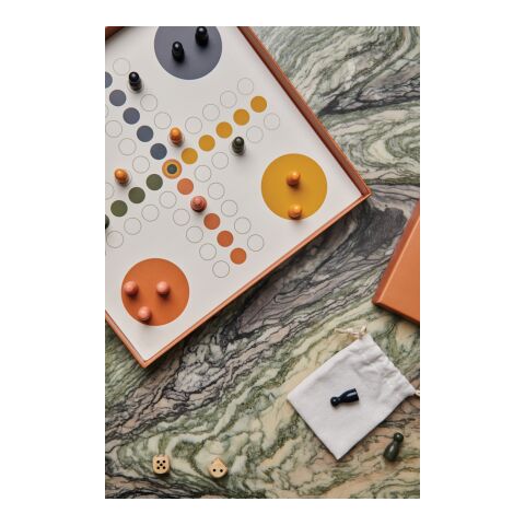 VINGA ‚Ludo‘ – Coffee Table Game braun | ohne Werbeanbringung | Nicht verfügbar | Nicht verfügbar