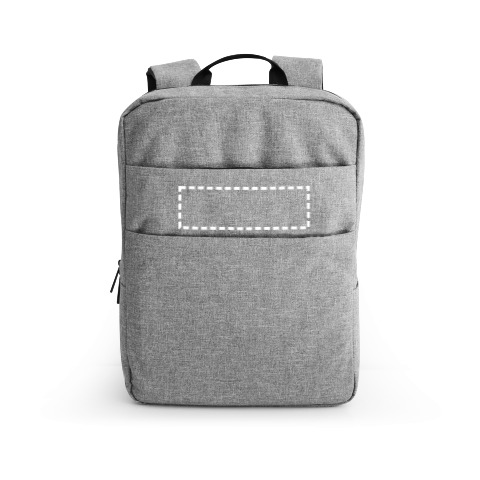 GRAPHS BPACK. Laptop Rucksack aus 600D Polyester mit gefüttertem 15'6" Hellgrau | ohne Werbeanbringung | Nicht verfügbar | Nicht verfügbar | Nicht verfügbar