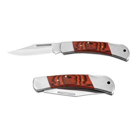 FALCON II. Taschenmesser aus Edelstahl und Holz Beige | ohne Werbeanbringung