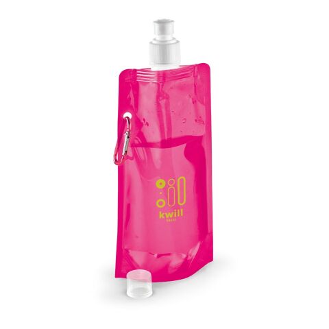 KWILL. 460 ml PE-Faltflasche Rosa | ohne Werbeanbringung | Nicht verfügbar | Nicht verfügbar | Nicht verfügbar