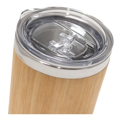 LYCKA. Becher aus Bambus und Edelstahl, 350 ml Natur | ohne Werbeanbringung | Nicht verfügbar | Nicht verfügbar | Nicht verfügbar