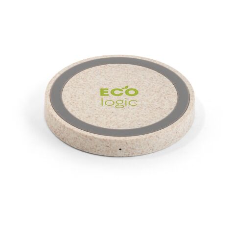 CUVIER. 15W wireless Ladegerät aus 65 % recyceltes ABS (65% rABS), 35 % Weizenstrohfasern Natur | ohne Werbeanbringung | Nicht verfügbar | Nicht verfügbar | Nicht verfügbar
