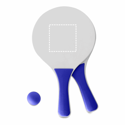 FILIPINAS. Strandschläger aus MDF Blau | ohne Werbeanbringung | Nicht verfügbar | Nicht verfügbar | Nicht verfügbar