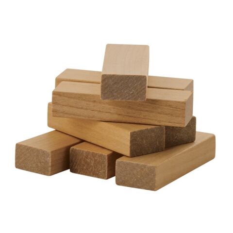 FLIK. Holzspiel, 54teilig Beige | ohne Werbeanbringung
