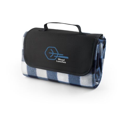 RILEY II. EPE-beschichtete Picknickdecke (180 g/m²) mit Muster Blau