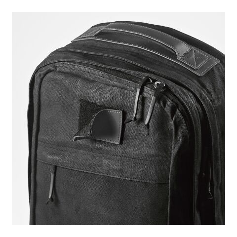 Cape Town 27L Rucksack recy. Baumwolle 230gsm für Laptops bis 17&quot; Schwarz | ohne Werbeanbringung | Nicht verfügbar | Nicht verfügbar | Nicht verfügbar
