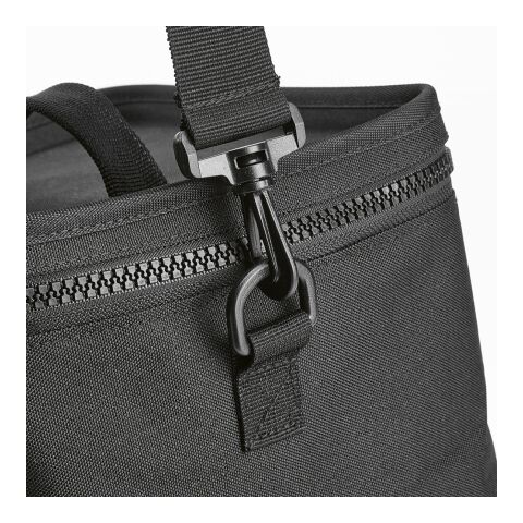 Munich L 10L Kühltasche, rPET mit rABS. Thermoinjizierte Reißverschlüsse Schwarz | ohne Werbeanbringung | Nicht verfügbar | Nicht verfügbar | Nicht verfügbar