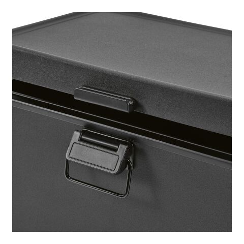 Bangkok 12L Kühlbox aus rABS. Pastellfarben Schwarz | ohne Werbeanbringung | Nicht verfügbar | Nicht verfügbar | Nicht verfügbar