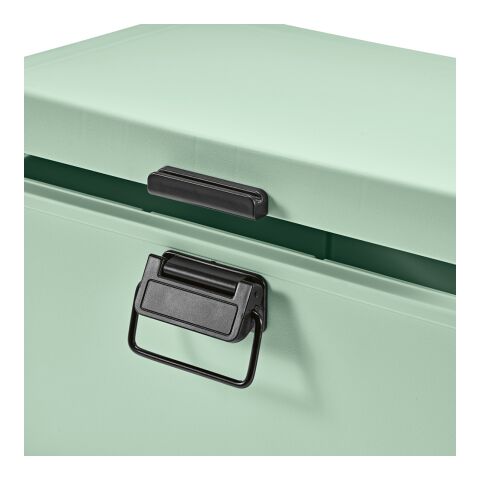 Bangkok 12L Kühlbox aus rABS. Pastellfarben Pastelgrün | ohne Werbeanbringung | Nicht verfügbar | Nicht verfügbar | Nicht verfügbar