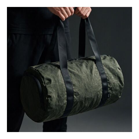 Barcelona Sporttasche 30L aus recy. Nylon. Mit separatem Schuhfach. Dunkelgrün