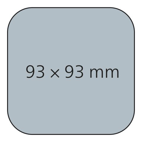 Bierdeckel beidseitig individuell gestaltbar 4C-Quality | 4C-Quality | quadratisch (93 × 93 mm)