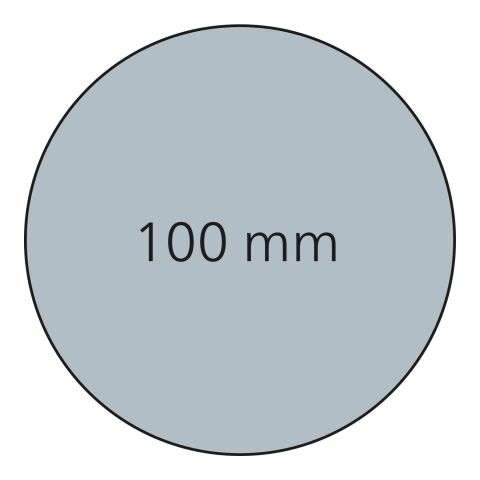 Bierdeckel beidseitig individuell gestaltbar Ø 100 mm | ohne Werbeanbringung | ohne Werbeanbringung | rund (Ø 100 mm)