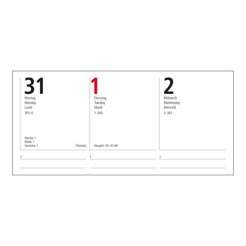Wochenkalender Prestige A5 Kunstleder-Hardcover robust Dunkelblau | DIN A5 | ohne Werbeanbringung | Kupferprägung inkl.