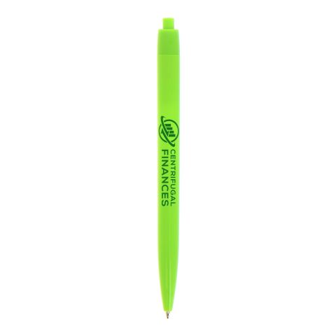 BIC® Basic Kugelschreiber Limettengrün | 1-farbiger Siebdruck | Schaft-gegenüber vom Clip | 13.00 mm x 50.00 mm