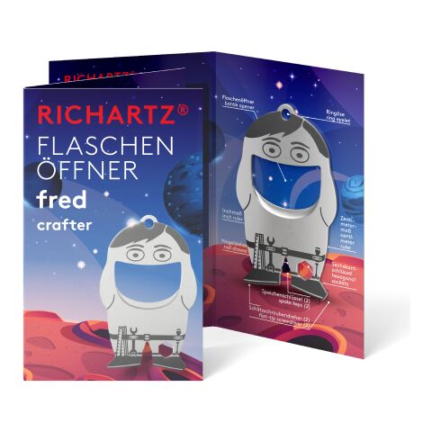 RICHARTZ® Flaschenöffner Fred Crafter silber | ohne Werbeanbringung | ohne Werbeanbringung | ohne Werbeanbringung