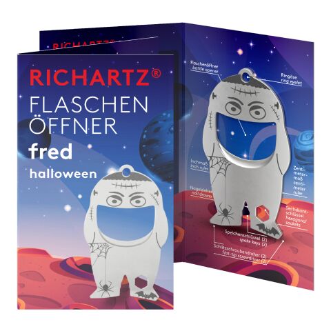 RICHARTZ® Flaschenöffner Fred Halloween silber | ohne Werbeanbringung | ohne Werbeanbringung | ohne Werbeanbringung