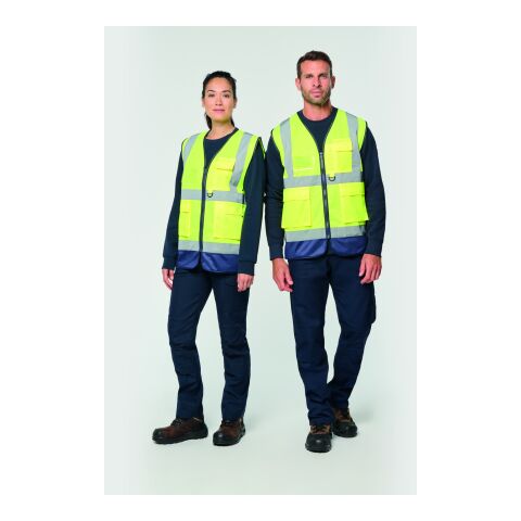 Warnweste mit Reißverschluss, 120 g/m² orange | S | Nicht verfügbar | Nicht verfügbar