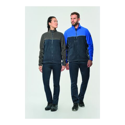 Zweifarbige Unisex-Fleecejacke, 280 g/m² schwarz-anthrazit | 3XL | Nicht verfügbar | Nicht verfügbar | Nicht verfügbar