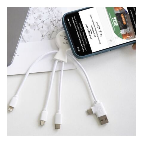 2099 | Xoopar Mr. Bio Smart Charging cable with NFC Weiss | ohne Werbeanbringung | Nicht verfügbar | Nicht verfügbar | Nicht verfügbar