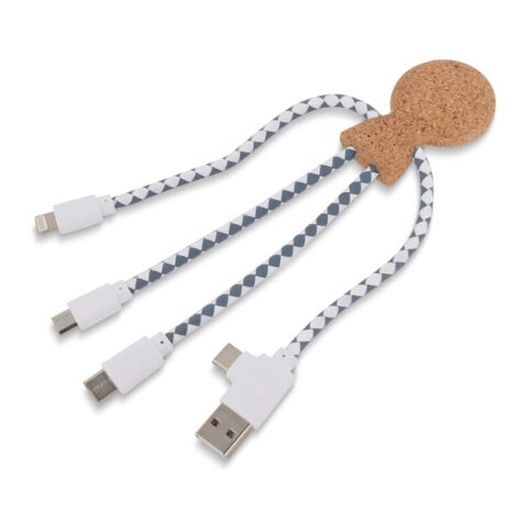 Xoopar Mr. Bio Cork Charging Cable Natur