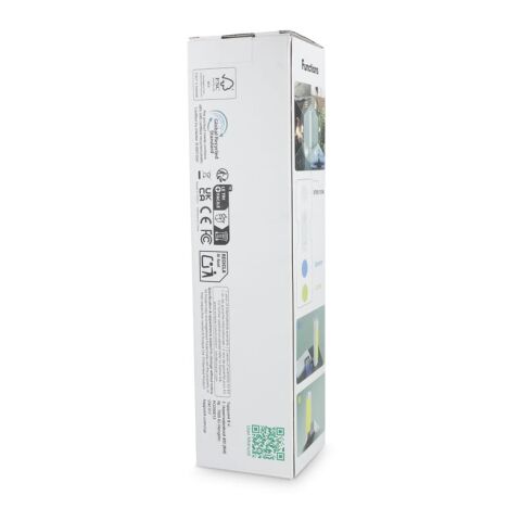 Xoopar Aura White Noise Lautsprecher aus recyceltem Kunststoff Weiss