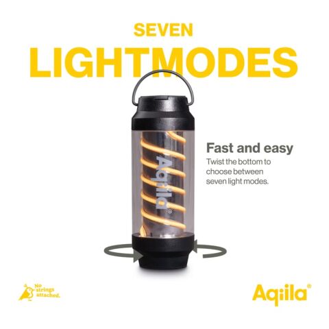 Aqiila Lightbird G1 Campinglampe und Taschenlampe schwarz