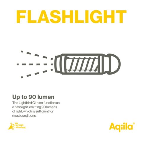 Aqiila Lightbird G1 Campinglampe und Taschenlampe schwarz | ohne Werbeanbringung | Nicht verfügbar | Nicht verfügbar